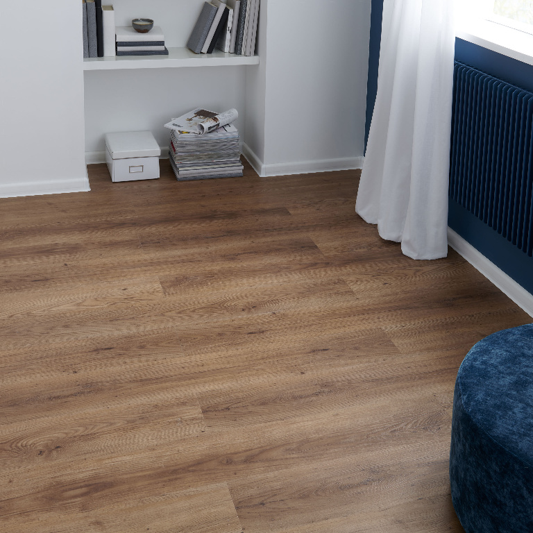 Plinta parchet GOODHOME, PVC, 220 x 5.9 x 2.3 cm, alb