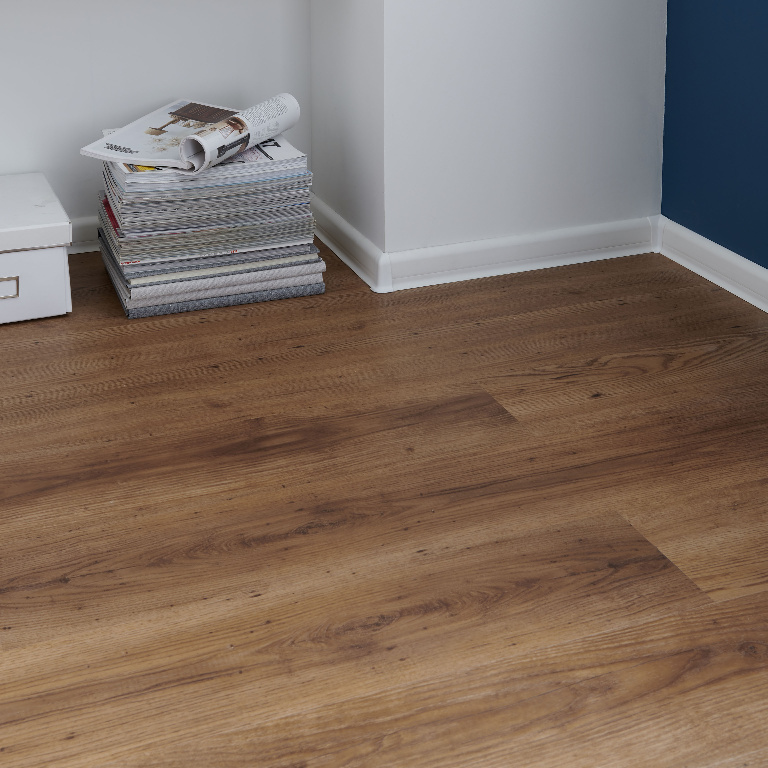 Plinta parchet GOODHOME, PVC, 220 x 5.9 x 2.3 cm, alb