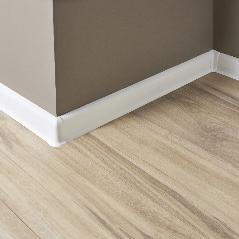 Coltar interior plinta GOODHOME, PVC, 5.66 x 2.76 cm, 2 bucati, alb