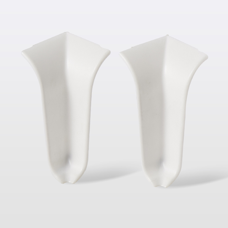 Coltar interior plinta GOODHOME, PVC, 5.66 x 2.76 cm, 2 bucati, alb