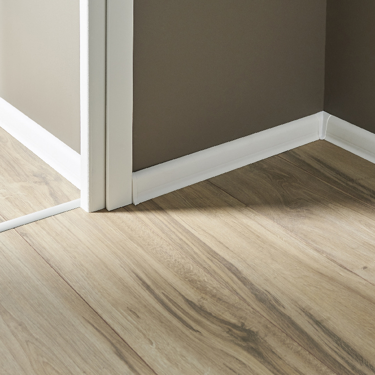 Accesorii imbinare plinta GOODHOME, PVC, 570 x 5.7 x 2.33 cm, 2 bucati, alb