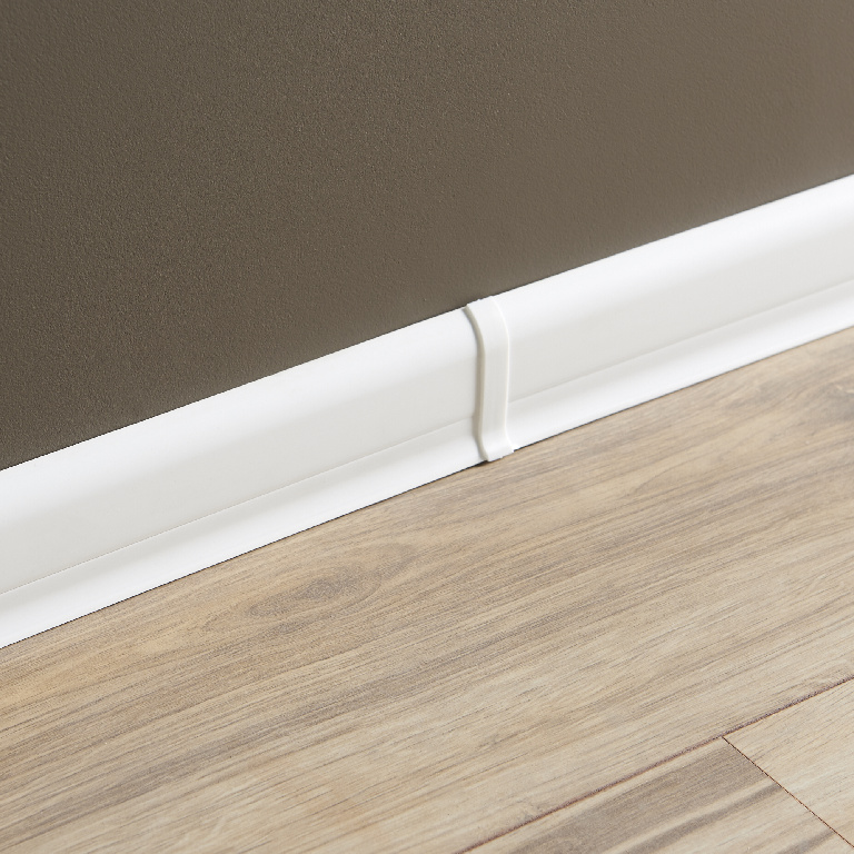 Accesorii imbinare plinta GOODHOME, PVC, 5.6 x 5.6 x 2.33 cm, 2 bucati, alb