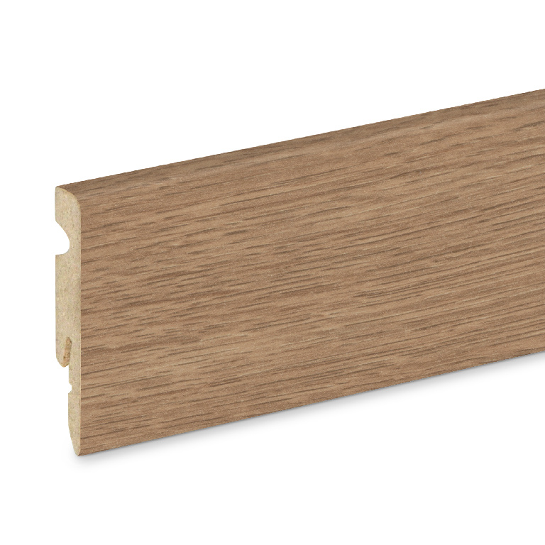 Plinta parchet GOODHOME, MDF, 220 x 6 x 1.1 cm, natur