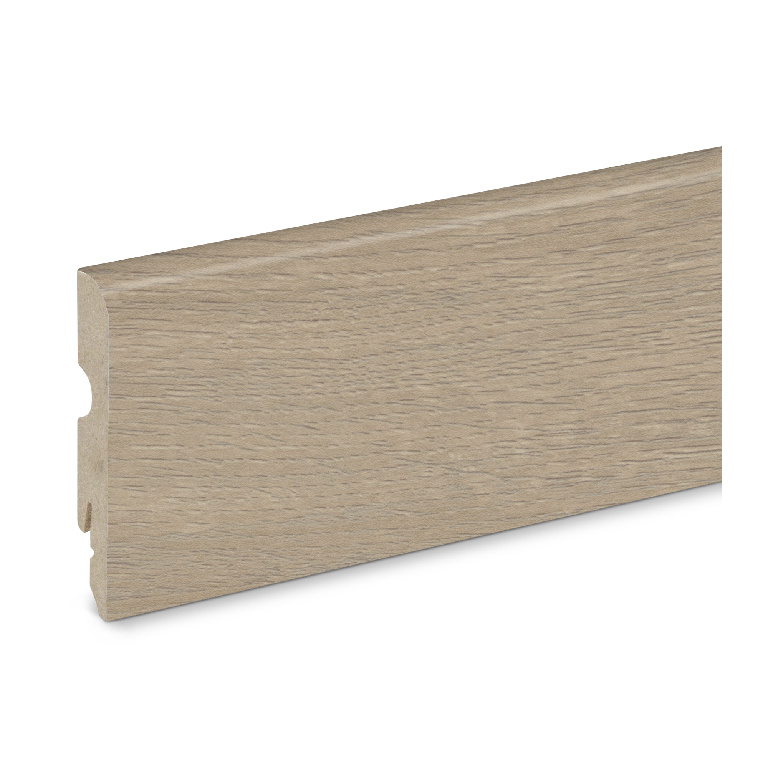 Plinta parchet GOODHOME, MDF, 220 x 8 x 1.3 cm, natur
