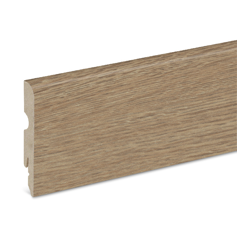 Plinta parchet GOODHOME, MDF, 220 x 8 x 1.3 cm, natur