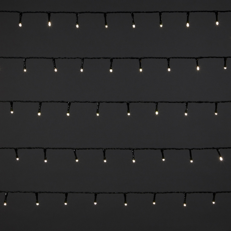 Instalatie de Craciun, 400 LED, 35 m, iluminare alb rece