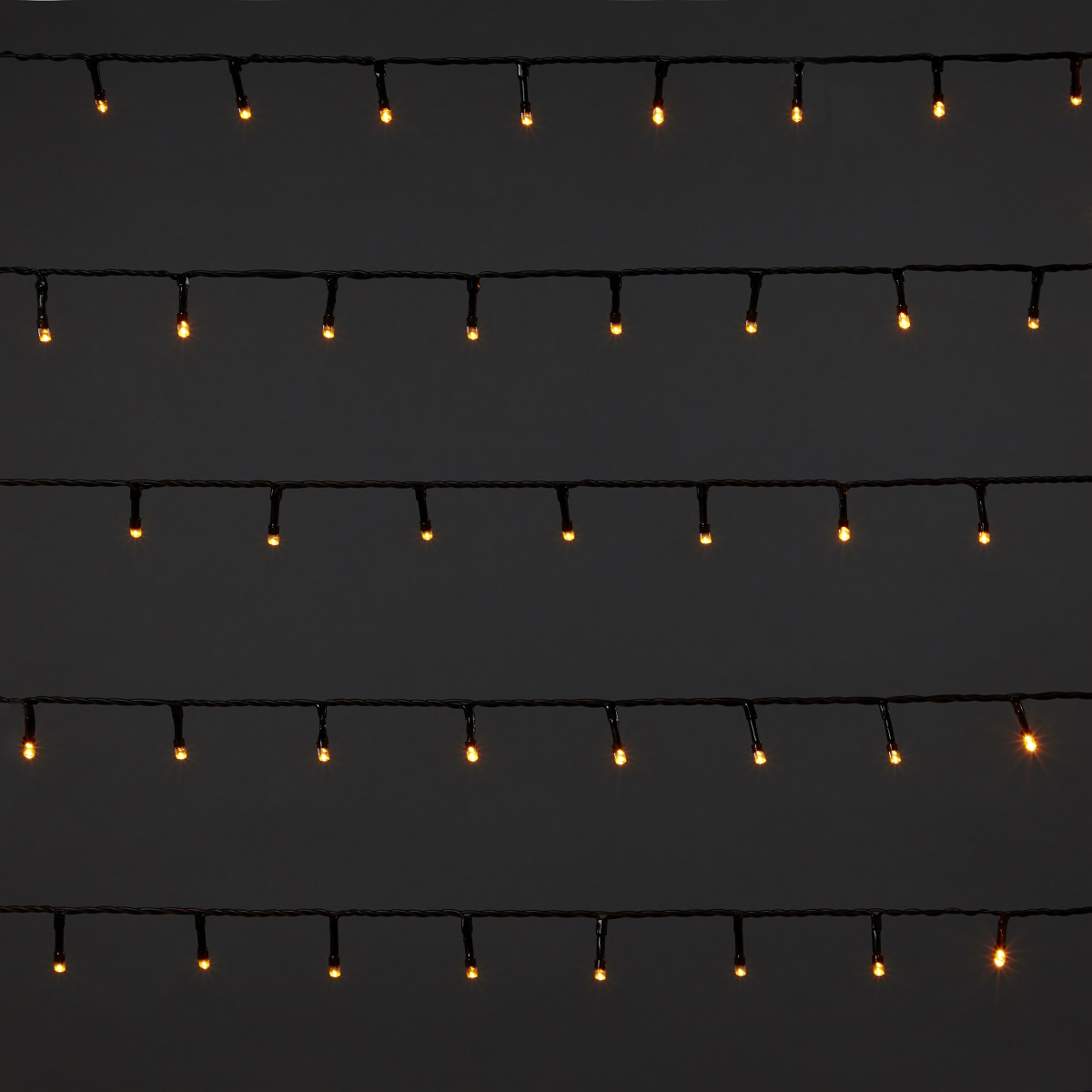 Instalatie de Craciun, 720 LED, 55 m, iluminare alb cald