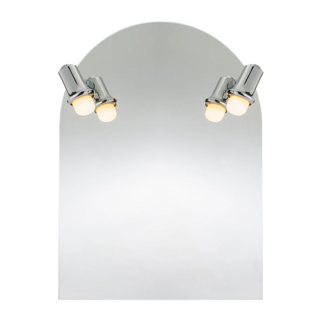 Oglinda baie Cooke & Lewis Beauport, 50 x 65 cm, iluminare LED