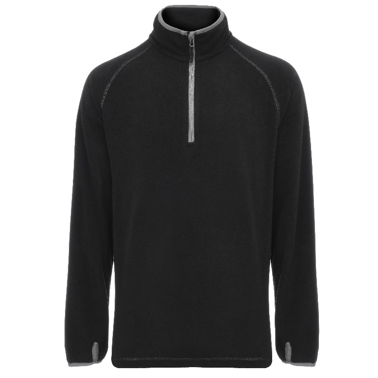 Bluza polar din poliester, marime XL, negru  Site Beech