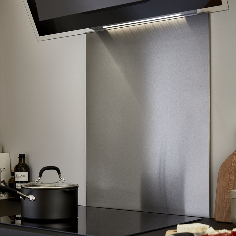 Panou antistropi GOODHOME Kasei, otel, 60 x 80 x 0.1 cm, gri