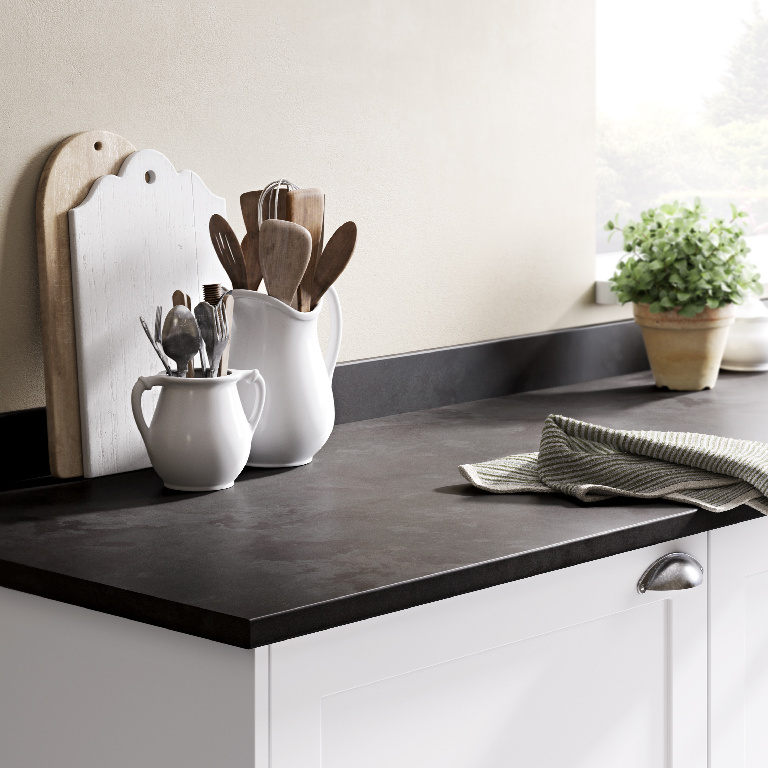 Blat de lucru, gri, 300 x 62 x 2.2 cm, pal, laminat GoodHome Berberis