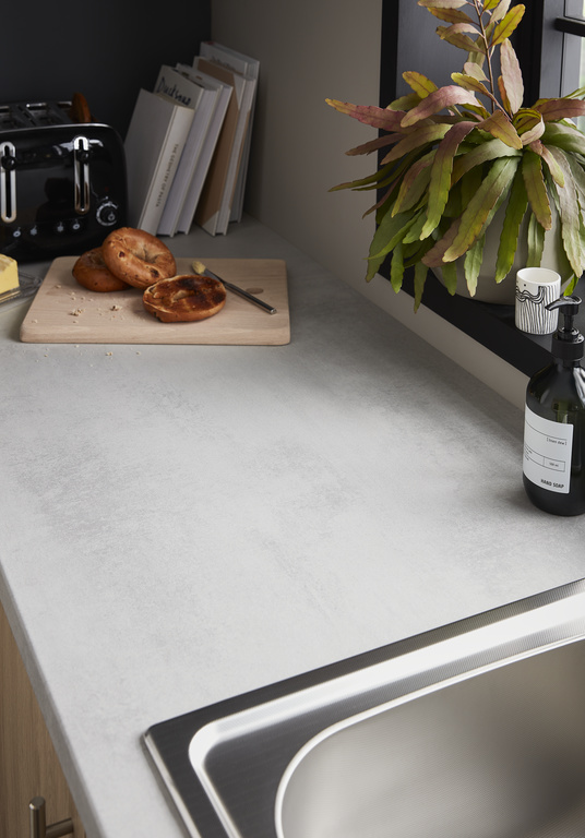 Blat bucatarie GOODHOME Kala, PAL, 300 x 62 x 3.8 cm, gri