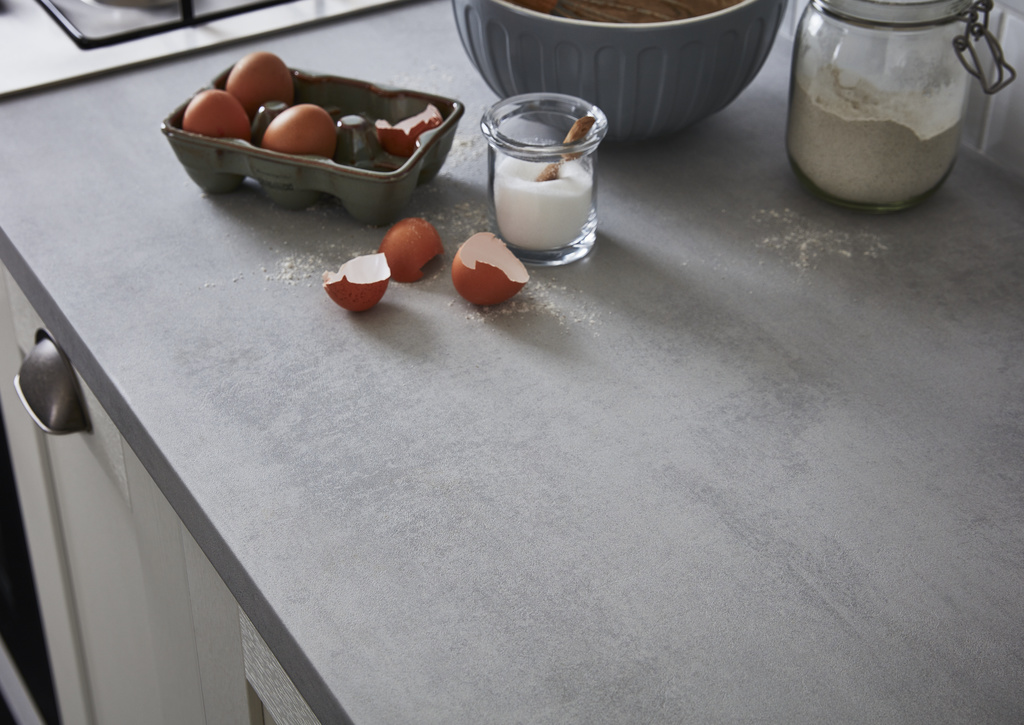 Blat bucatarie GOODHOME Kala, PAL, 300 x 62 x 3.8 cm, gri