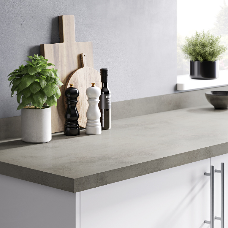 Blat bucatarie GOODHOME Kala, PAL, 300 x 62 x 3.8 cm, gri