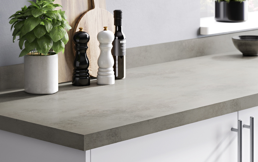Blat bucatarie GOODHOME Kala, PAL, 300 x 62 x 3.8 cm, gri
