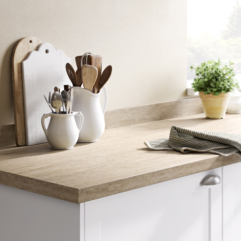 Blat de bucatarie GOODHOME Kabsa, 3000 x 620 x 38 mm, maro