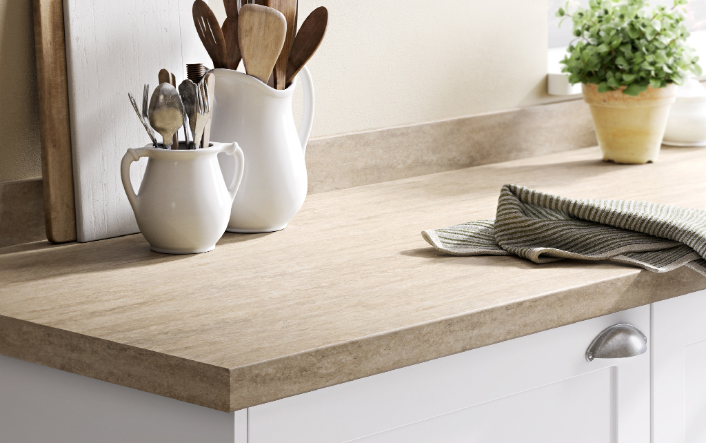 Blat de bucatarie GOODHOME Kabsa, 3000 x 620 x 38 mm, maro