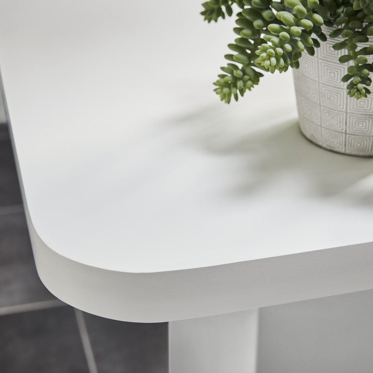 Blat de lucru, alb, 300 x 62 cm x 3.8 mm, pal laminat, finisaj super mat GoodHome Berberis