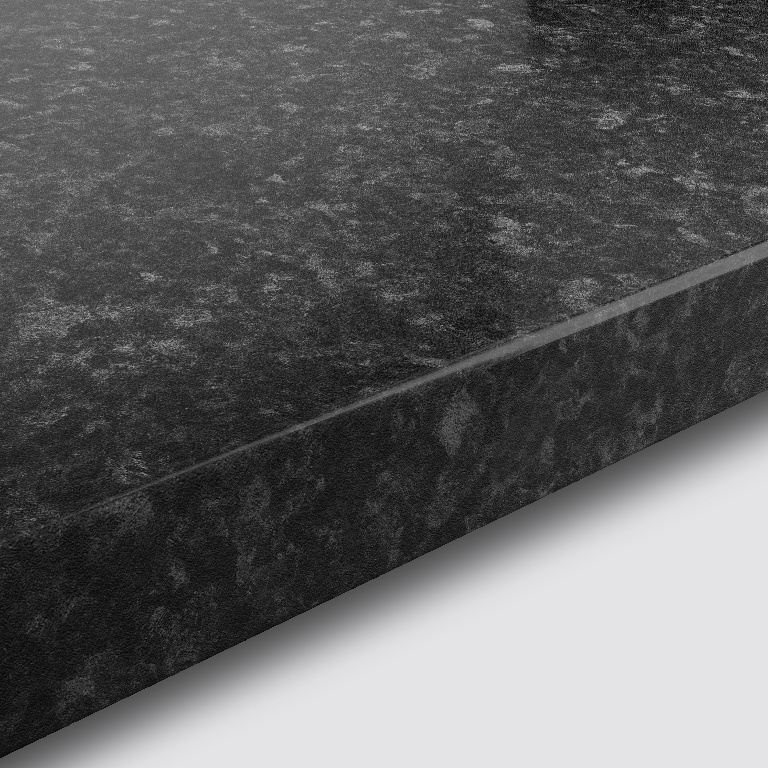 Blat bucatarie GOODHOME Kabsa, 300x62 cm, negru