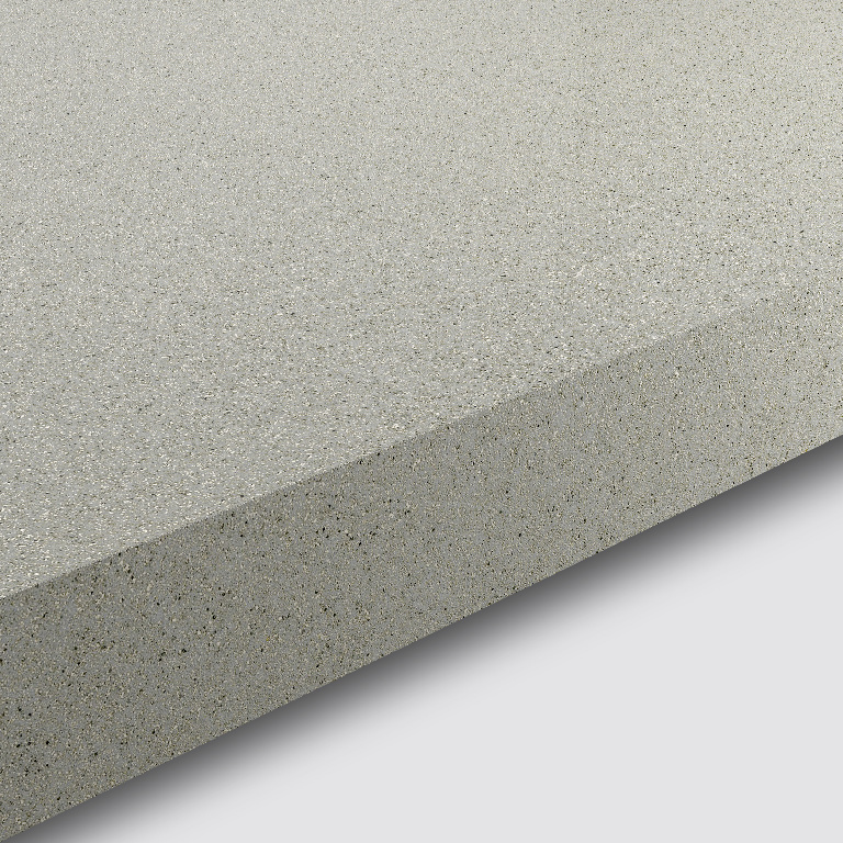 Blat de bucatarie GOODHOME, 300 x 62 x 3.8 cm, PAL, alb cu sclipici
