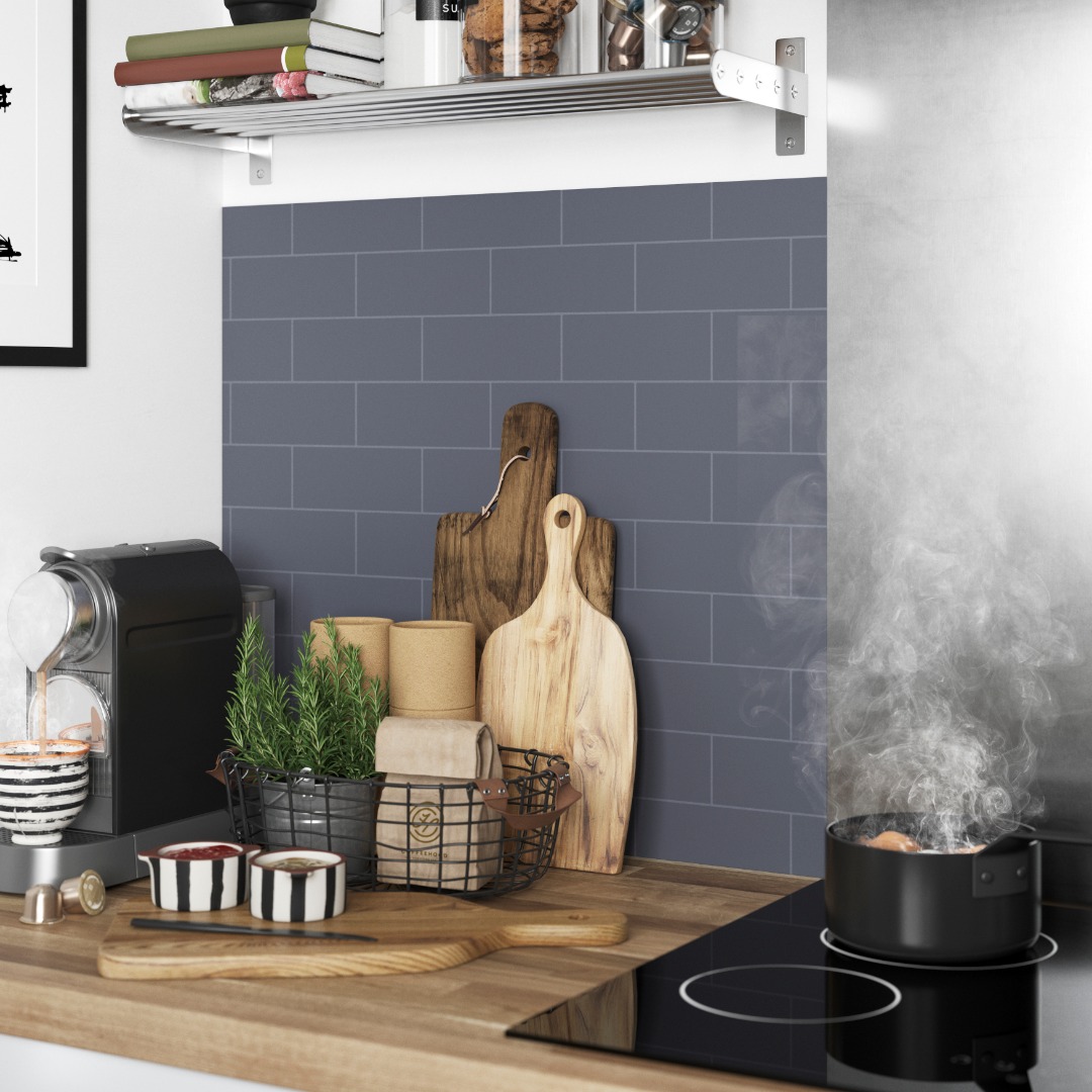 Panou antistropi GOODHOME, rasina, 200 x 60 x 0.3 cm, antracit