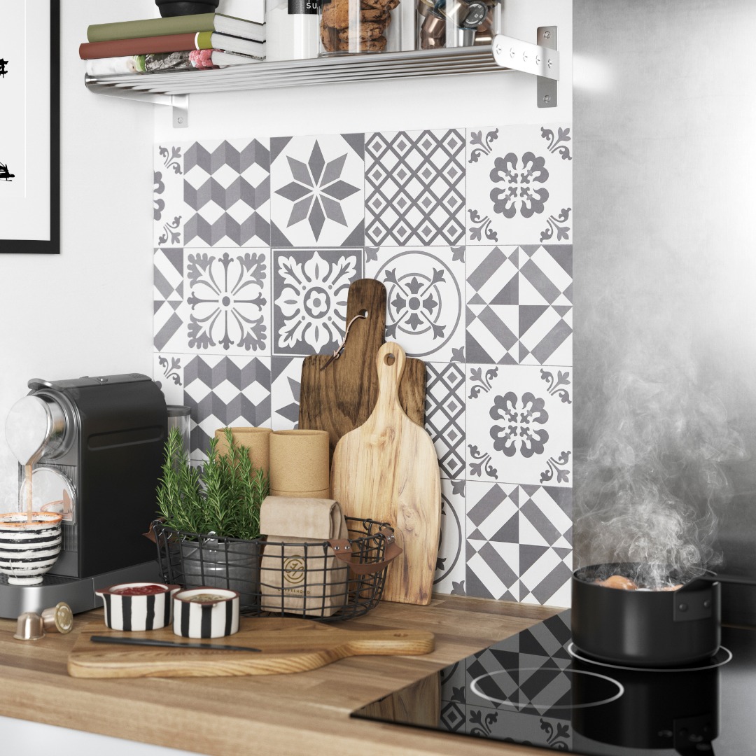 Panou antistropi GOODHOME, rasina, 180 x 60 x 0.3 cm, gri