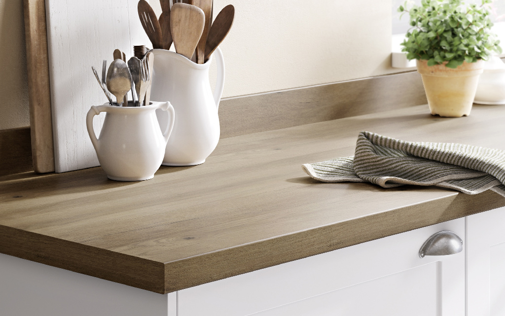 Blat bucatarie GOODHOME Kabsa, 62 x 300 cm, maro