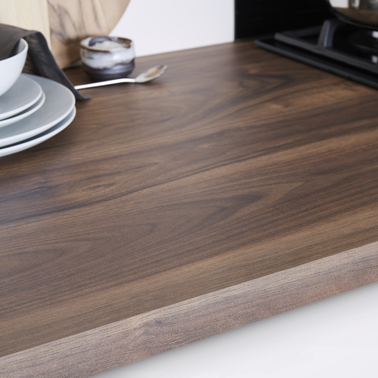 Blat de bucatarie GOODHOME Kala Matt, 3000 x 620 x 38 mm, lemn inchis