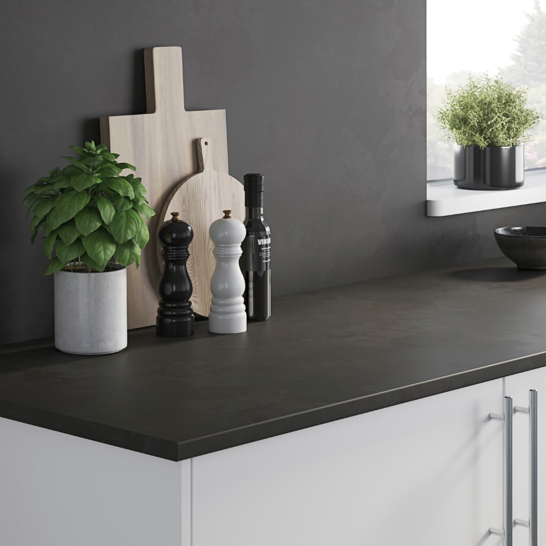 Panou antistropi GOODHOME Algiata, PAL, 300 x 60 cm, negru