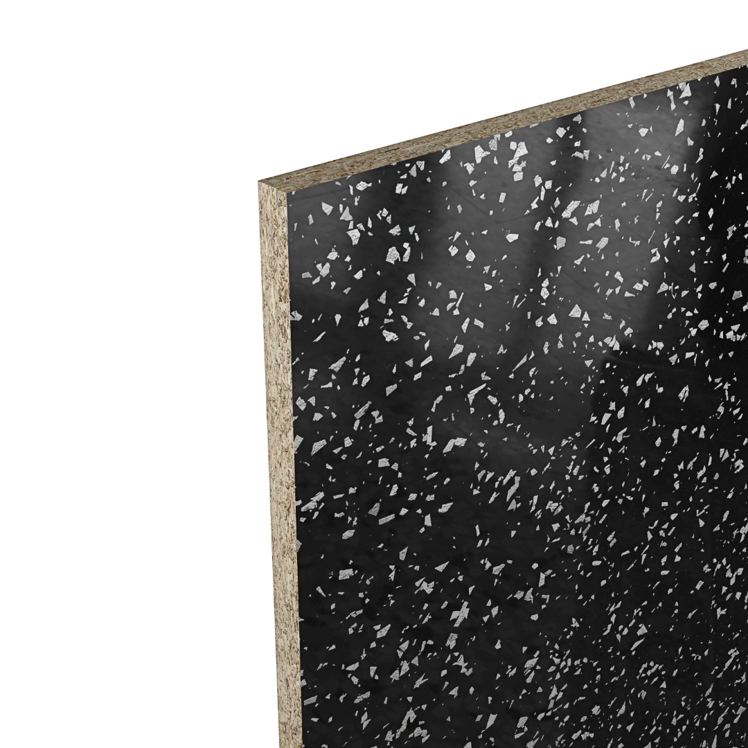 Panou antistropi GOODHOME Berberis, rasina, 200 x 60 x 0.3 cm, negru-alb
