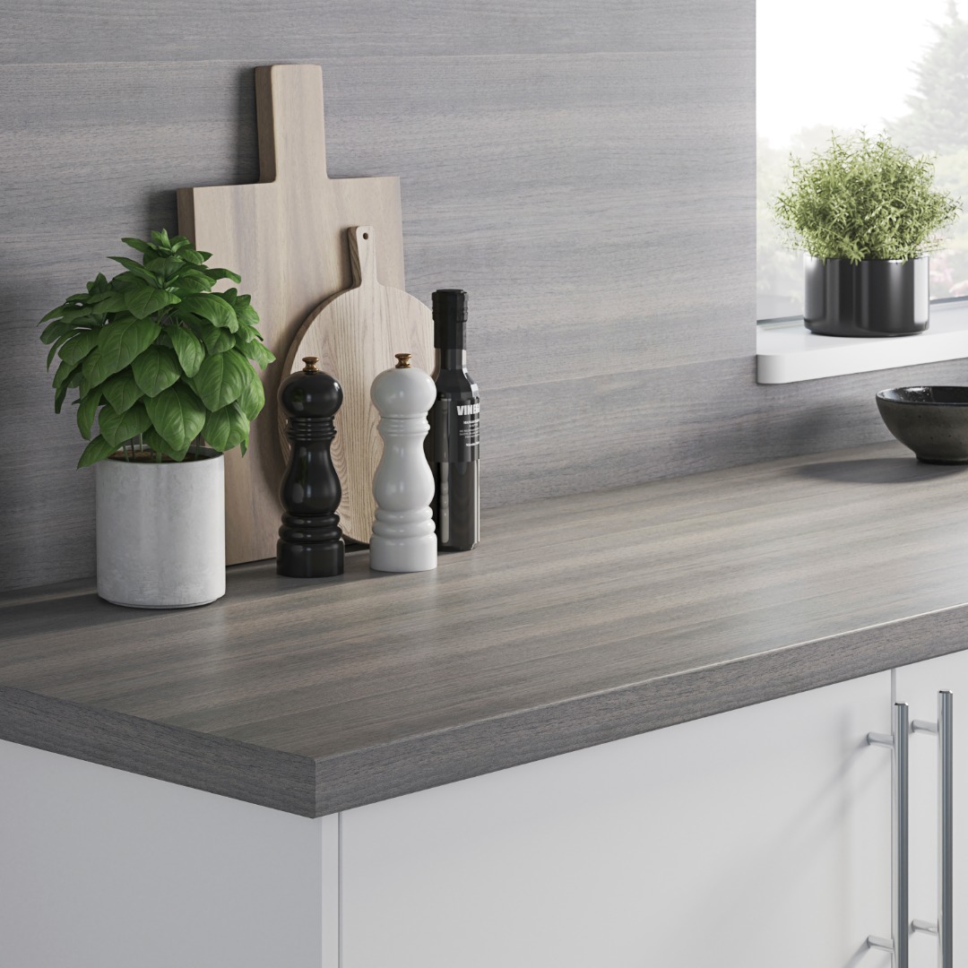 Panou antistropi GOODHOME Kabsa, PAL, 300 x 60 x 0.1 cm, gri