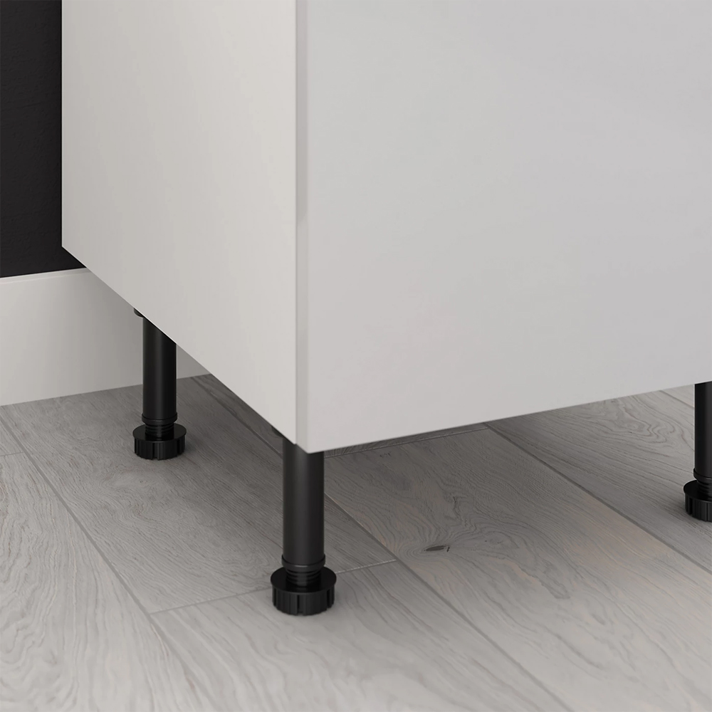 Panouri laterale dulap inalt GOODHOME Caraway, 57 x 234 x 1.8 cm, PAL, alb