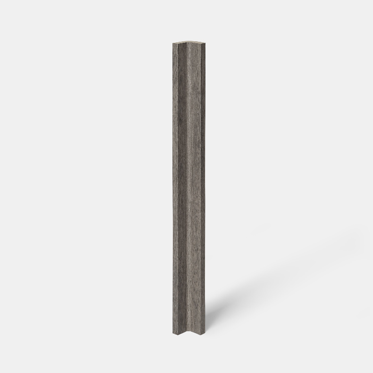Profil colt GOODHOME Chia, 71.5x5.9 cm, gri stejar