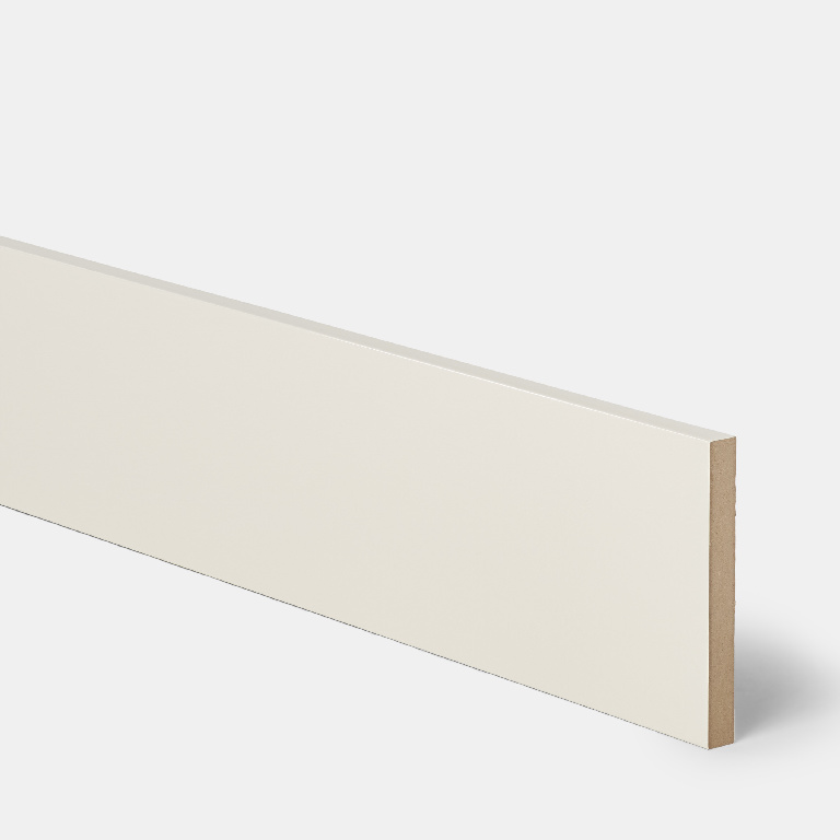 Plinta de bucatarie, MDF, crem, aspect lucios, 2400mm x 16 mm x 150 mm  GoodHome Stevia