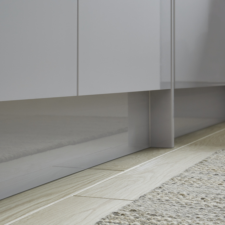 Plinta interior, alb, bucatarie, 240 x 15 x 2 cm, 1.6 mm  GoodHome Alisma