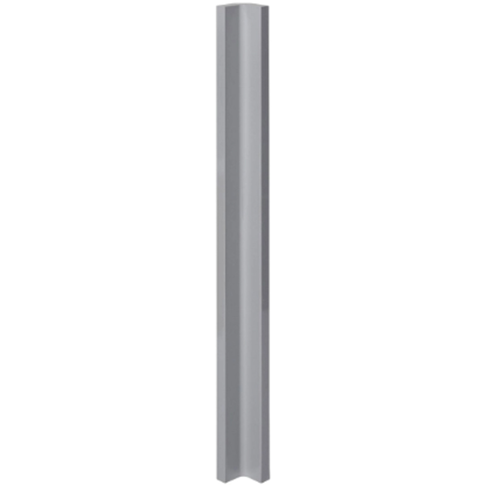 Profil colt GOODHOME Alisma, MDF, 89.5 x 5.9 cm, gri deschis lucios