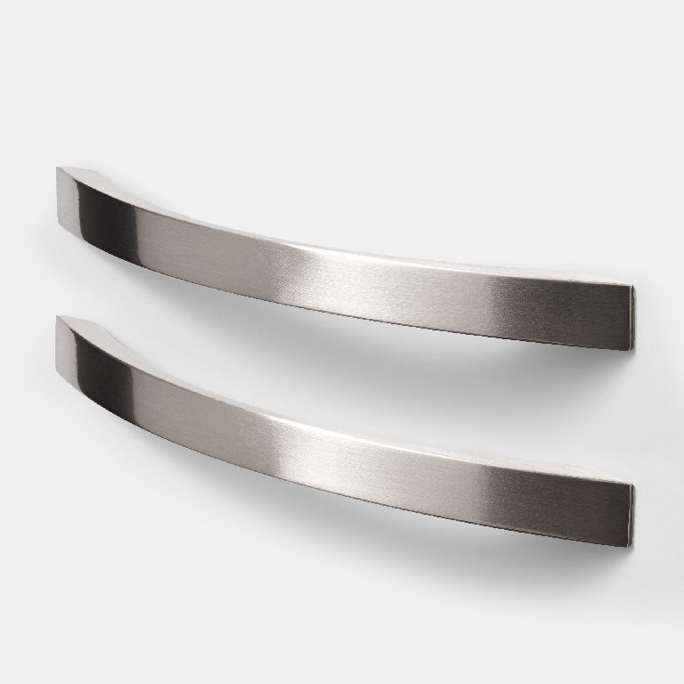 Set manere GOODHOME Sabaku, aluminiu, 26 cm, argintiu, 2 bucati