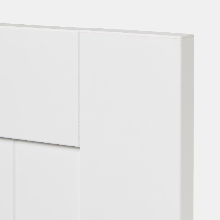 Front usa GOODHOME Alpinia, MDF, 24.7 x 71.5 x 1.8 cm, alb