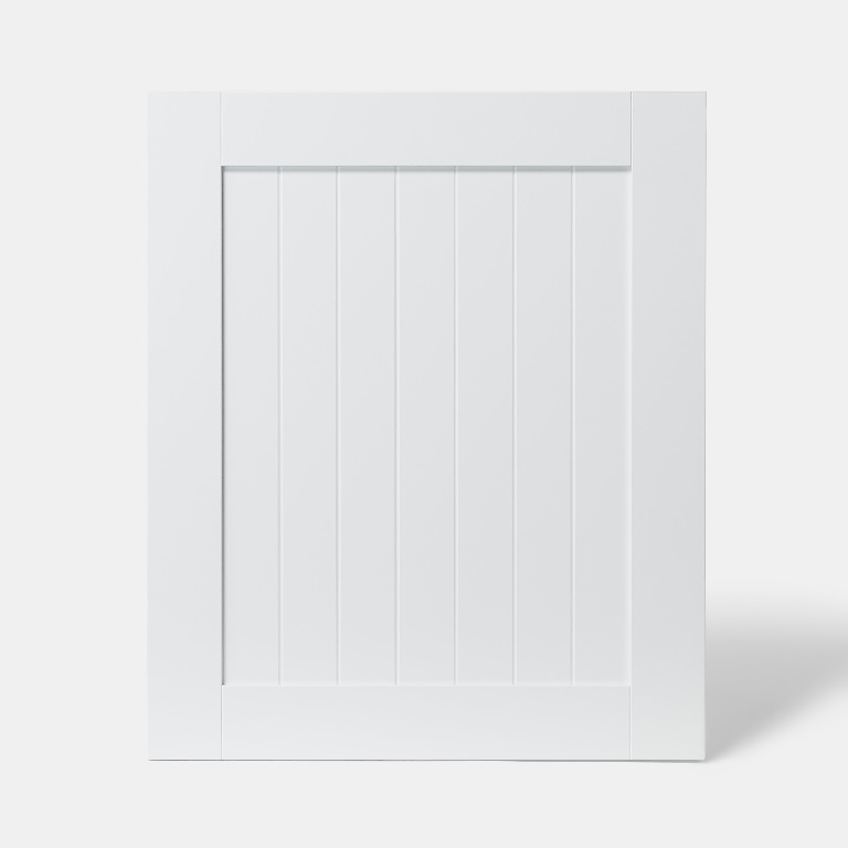 Front usa GOODHOME Alpinia, MDF, 59.7 x 71.5 x 1.8 cm, alb mat