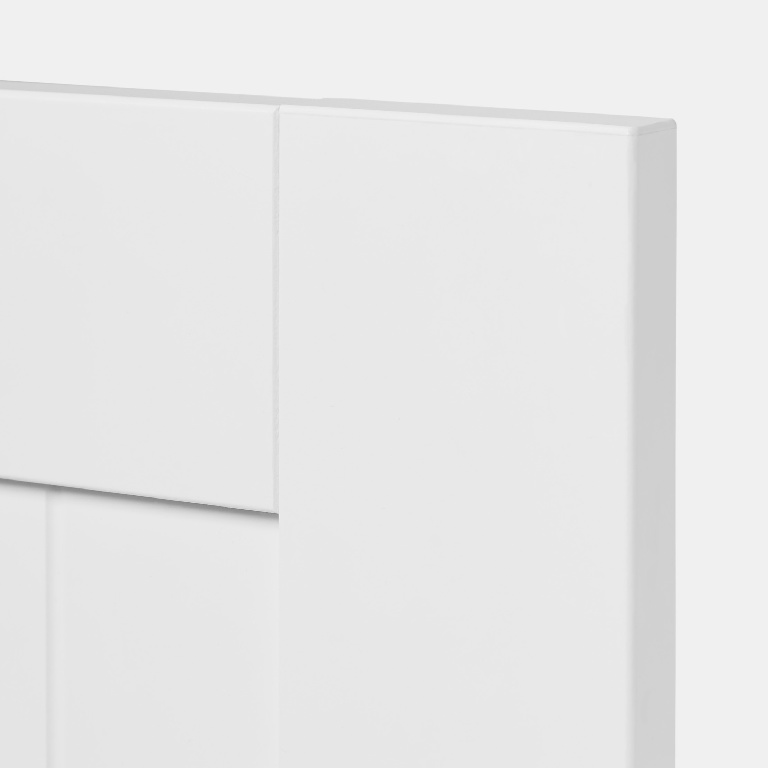 Front usa GOODHOME Alpinia, MDF, 59.7 x 35.6 x 1.8 cm, alb