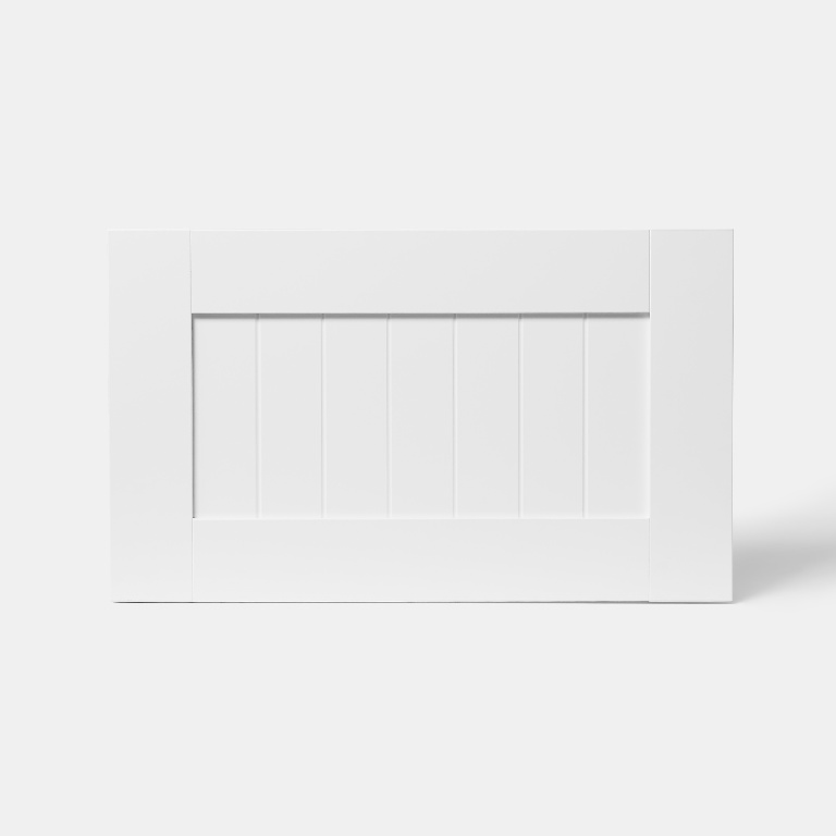 Front usa GOODHOME Alpinia, MDF, 59.7 x 35.6 x 1.8 cm, alb