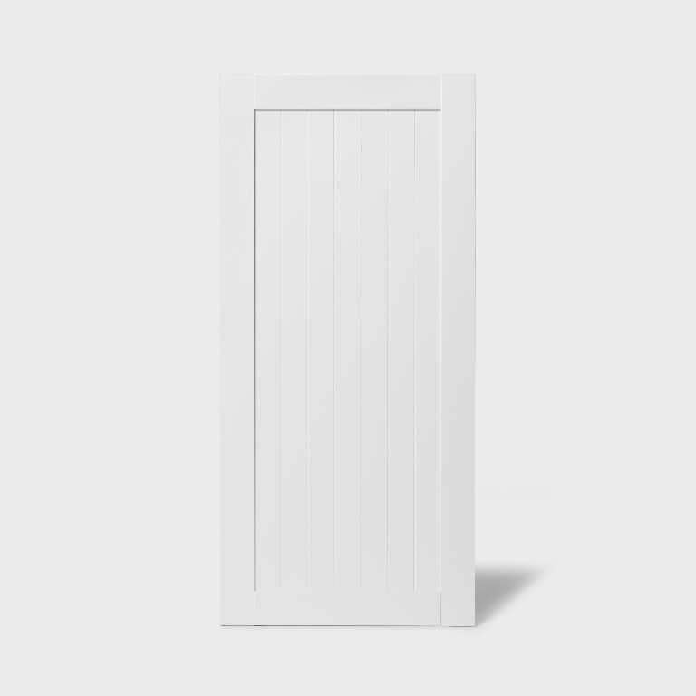 Front usa GOODHOME Alpinia, MDF, 70:30, 60 cm, alb mat