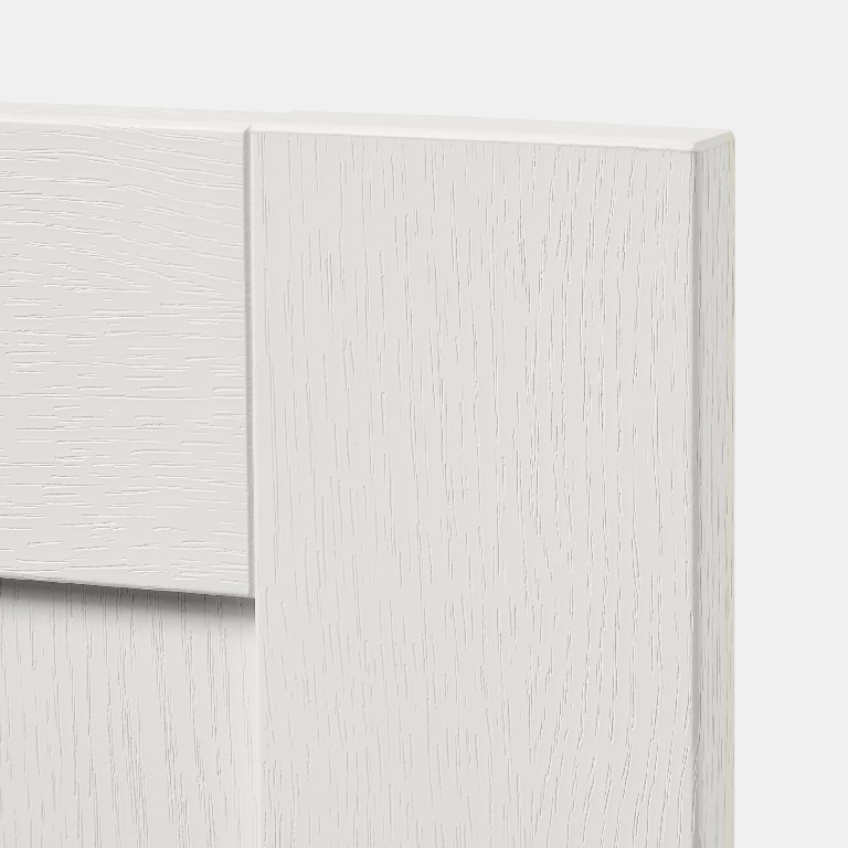 Front usa GOODHOME Alpinia, MDF, 39.7 x 71.5 x 1.8 cm, alb