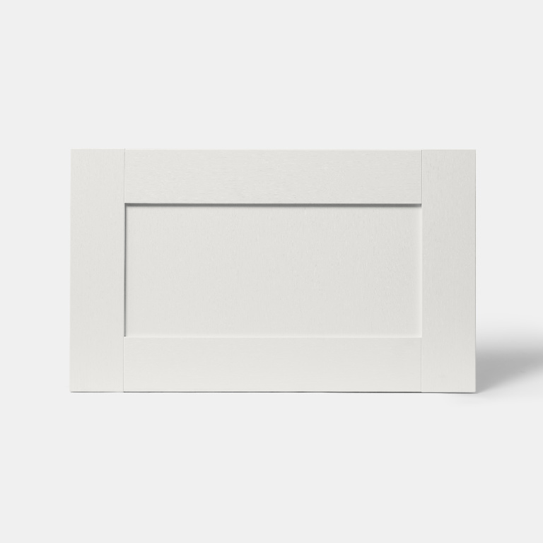 Front usa GOODHOME Alpinia, MDF, 59.7 x 35.6 x 1.8 cm, alb