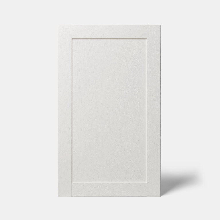Front usa GOODHOME Alpinia, MDF, 59.7 x 100.1 x 1.8 cm, alb