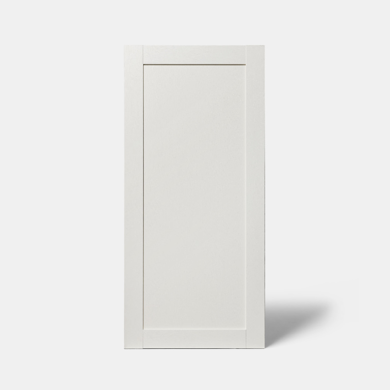 Front usa GOODHOME Alpinia, MDF, 59.7 x 128.7 x 1.8 cm, alb