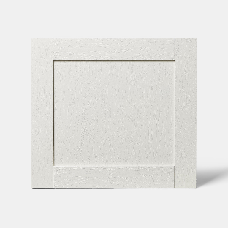 Front usa GOODHOME Alpinia, MDF, 59.7 x 54.3 x 1.8 cm, alb