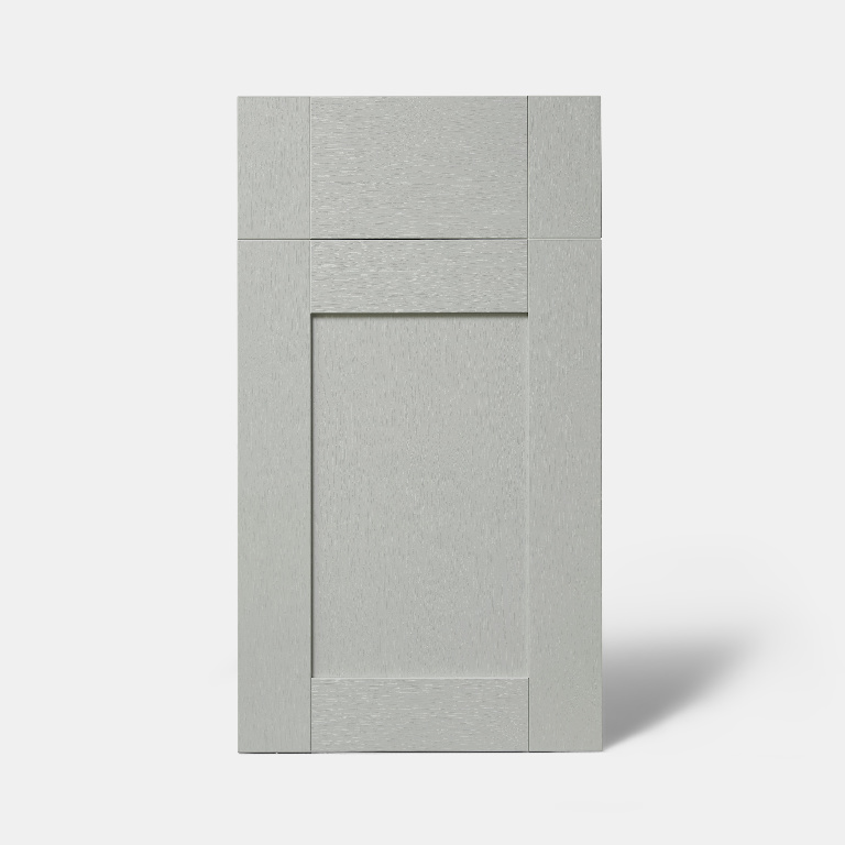 Front usa GOODHOME Alpinia, MDF, 39.7 x 71.5 x 1.8 cm, gri