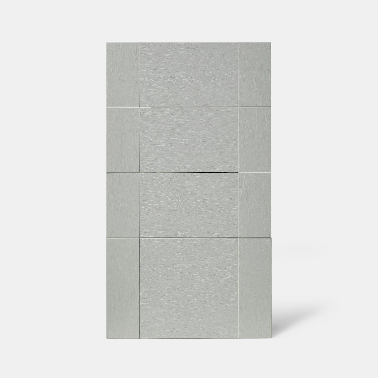 Front usa GOODHOME Alpinia, PAL, 39.7 x 71.5 x 1.8 cm, gri
