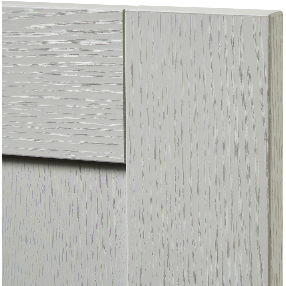 Front usa GOODHOME Alpinia, MDF, 60 x 100 x 1.8 cm, gri mat